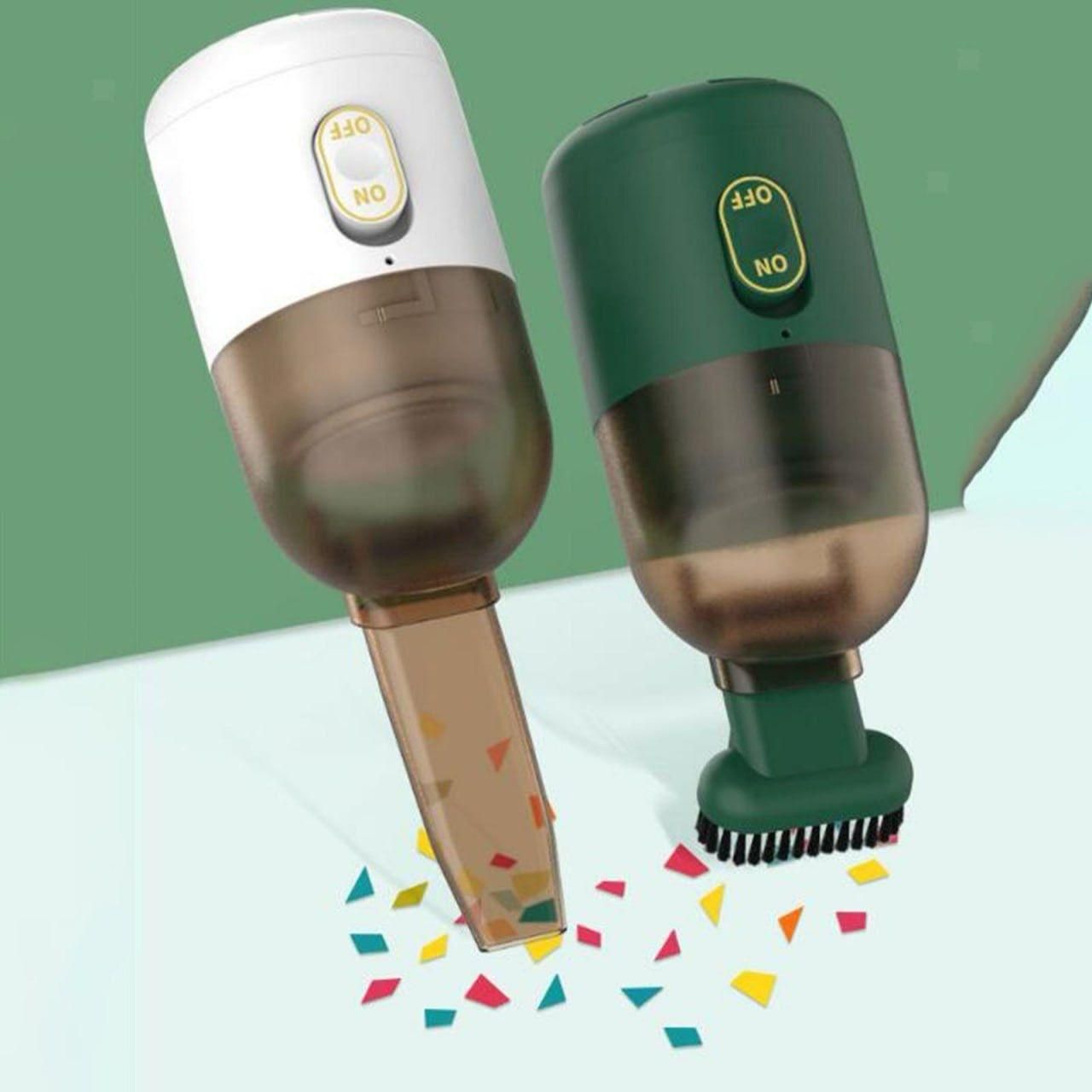 Mini Desktop Vacuum Cleaner – Portable Table Dust & Crumb Remover